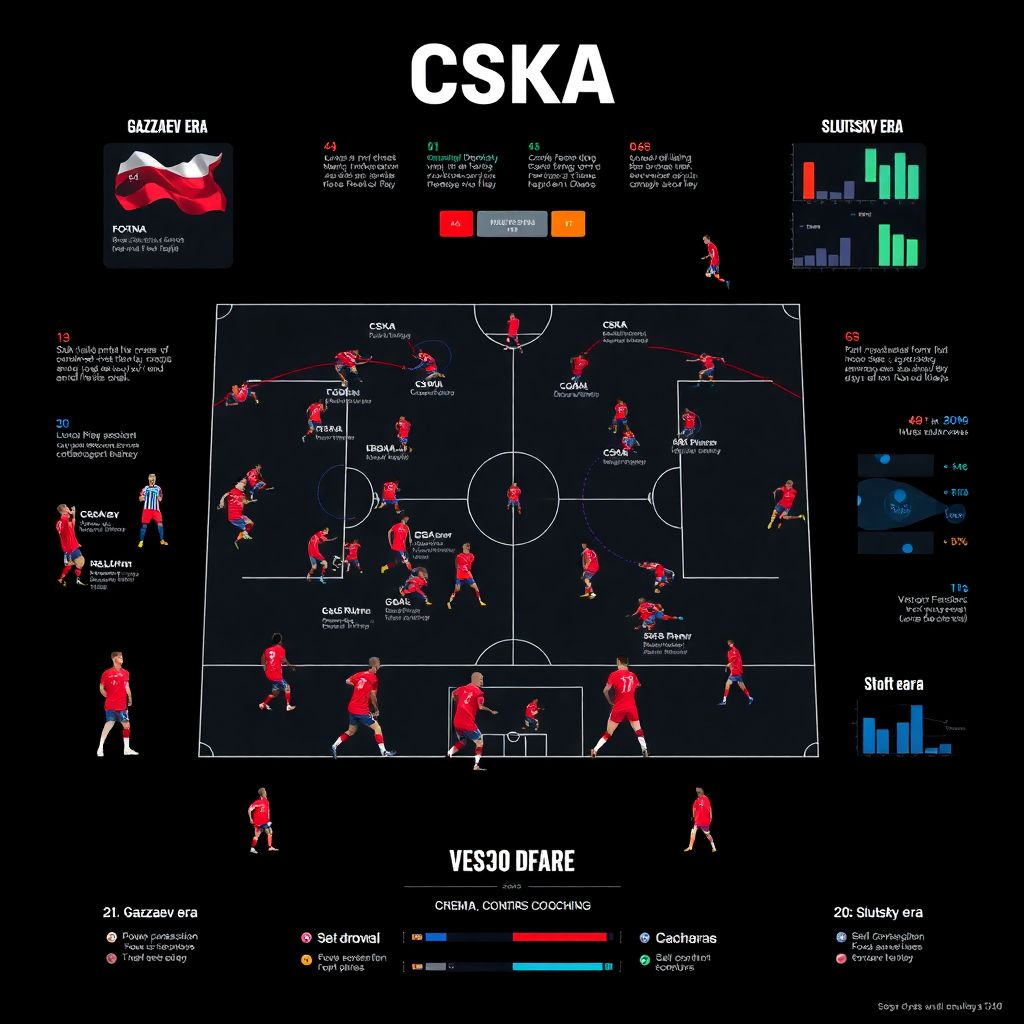 Сравнение тренерских философий ЦСКА: как команда менялась с разными наставниками